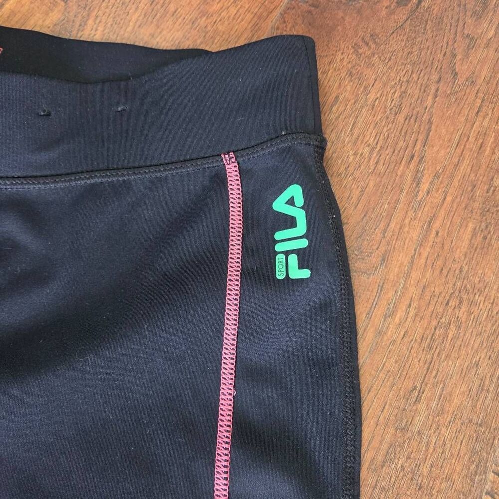 Fila Running Pants with Neon Stitching - Picture 2 of 4